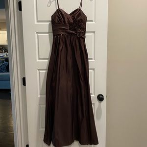 Chocolate Brown Formal Dress